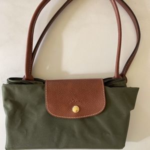Longchamp Le Pliage large long handle handbag